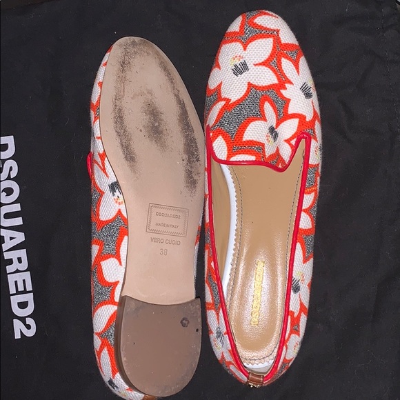 Dsquared Floral Ballerina Loafters - Picture 2 of 3